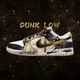 SAJL OFFICIEL AJDUNK Black and White Panda SBAJ1 Low-Top Male Wukong Black Mythical Board Chaussures Femme 1699 Air Force Pure White High Quality 35