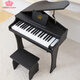 Banneer BANNEER Children's small piano wooden toys puzzle piano class princess boys and girls first-time electronic piano birthday gift noble pink 37 key triangular piano with stool charging model