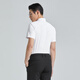 Lilang short-sleeved shirt men's summer slim fit and slightly stretched 24 summer men's cool shirt white 175/88A