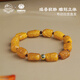 Potala Palace Beeswax Pixiu Blood Amber Bracelet 925 Silver Seed Character Rosary Beads Wenwanpan Men and Women's Snake Year of the Zodiac Bracelet Beeswax Pixiu Carved Bracelet