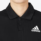 阿迪达斯 （adidas） polo衫男短袖t恤2023夏季新款运动速干t恤商务翻领半袖男士t恤 HB6224双扣polo领 M 175/96A