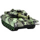 Symper Gesture Sensing Tank Remote Control Car Children's Toy Reloadable T90 Military Combat Model Boy Birthday Gift 6-Way Tracked Tank [Silver] Sound and Light Model Standard [One Set of Rechargeable Batteries]