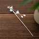Crystal Plum Blossom Hairpin, New Chinese Style Ancient Style Hairpin, Women's High-end Hanfu Headwear, Step-Shaping Tassel Hairpin, Accessories, Horse Face Skirt