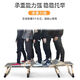 Yuyun Lit pliant simple Bureau Break Break Bed Portable Lounge Claig Hospital Accompaging lit Simple Nap Bed Bed Camp lit [Tube rond renforcé] Gray