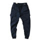Commander Xiong Frühlings- und Herbstarbeitshose Männer leichte Outdoor Trendy Outdoor modische Hose Elastische Gürtel Trendy Hosen Männer schwarz #15696 Taschen können 3xl 145-160jin [Jin gleich 0,5 kg] abgeschnitten werden]