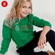 Reima Men, femmes et enfants Big Children's Sweat-shirt Automne et hiver nouvelles lettres sportives décontractées Pullover Cotton Top Pink 3030 110cm