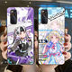 赫致（HEZHI）适用vivoy52s邦邦BangDream手机壳OPPOa58真我一加华为苹果14玻璃 v1449市谷有咲钢化玻璃壳 vivo型号记得发给客服