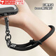 Jingji mobile phone lanyard wrist strap rope hanging piece mobile phone case key chain rope high-end outdoor anti-theft rope prevent loss male and female mobile phone artifact stone black model 8mm thick + patch