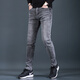 Ventilateur Litai Black Jeans pantalon mince masculin automne et hiver plus en velours épaissis de style coréen et jeans à la mode et décontractés