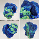 Mi Ling Natural Blue Copper Mineral Malachite Raw Crystal Strange Stone Mineral Crystal Collection Student Geological Science Popularization Teaching Specimen 677