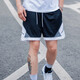 Nike Shorts Herrenhosen Fitnesshosen Sommer Sport Casual Lous LOVER Comfort Training Fitnesshosen Basketballhose DH9076-687/Rot und Schwarz S