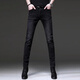 
JEEP SPIRIT jeans men's spring and autumn new retro stretch trousers loose small straight-leg fashion casual pants men 1048 black 31