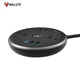 Bull (BULL) flying saucer socket multi-functional plug strip multi-hole USB plug/plug board disc plug board household power distribution board/plug strip/pin board 3 sockets 3USB with fast charging C port 1.5 meters R612U master control