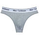 
Mu Fengqing men's pure cotton thong sexy U convex sports underwear letters low waist fitness markless briefs cotton t-line black M