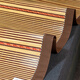 Yalu summer mat three-piece set of double-sided carbonized bamboo mat single dormitory washing ice silk mat household summer mat soft mat Qianqian poetry [double-sided available cool but not ice] 90*185cm [single bamboo mat]