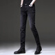 
JEEP SPIRIT jeans men's spring and autumn new retro stretch trousers loose small straight-leg fashion casual pants men 1048 black 31