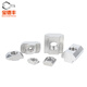 Baodefeng 304 stainless steel T-type nut 20/30/40/45 European standard and national standard aluminum profile slider nut ship-shaped hammer head 304 slider European standard 20 type-M5 (5 pieces)