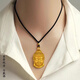 Zhongyi 5D ancient method inheritance, eternal peace, Buddha head pendant, gold-wrapped silver Tathagata Buddha non-fading necklace for girlfriend, small size about 2 grams