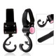 9i9 Baby Mommy Bag Hook 360 Grad Rotatable Klettverschluss Universal Cart Hook Accessoires 2 Packs 21A421