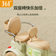 
361 degree children's electric motorcycle can be seated for excavator, male and female children driving toys, early education music gifts can be remotely controlled. Morandi Green丨Remote control version-two-seater dual-drive/early education