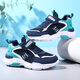 361 neue Kinderschuhe, Doppel-Mesh-Kindersportschuhe, wear-resistente, schockabsorbierende Laufschuhe, Nicht-Rutsch-, Atmungs- und Leichtgewichtige für Schüler und Kinder 1910 Doppelgitter dunkelblau und grün 33