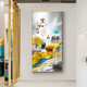 
Mohu's entrance decoration painting vertical modern simple entrance painting opposite door mural Nordic corridor entrance paintings. Home and Fugui 12243 High-transparent crystal porcelain - black frame 90*180-customized size