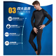 SBART 3MM thickened men's and women's warm winter swimming suit wetsuit floating long-sleeved one-piece jellyfish suit deep diving hunting and fishing suit 1070 men's black 3MM thick XL
