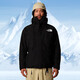 North Face American version men's Mountain high-end hard shell jacket GTX waterproof breathable autumn and winter outdoor windproof warm jacket 4HF-Black L