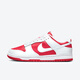 NIKE耐克Dunk Low Retro反转白红 男款 防滑耐磨 低帮轻便休闲板鞋 DD1391-600 43