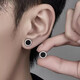 BJYL Magnetic Ear Clips Men's No Piercing Earrings Men's Single Trendy No-Punch Ear Jewelry Light Luxurious Temperament Women's Painless Pair