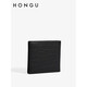 Honggu Wallet Herren dünne Brieftaschen Business Head Layer Cowide Wallet Gift Box Geburtstagsgeschenk
