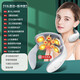 KONKA cervical spine massager Fugui bag neck and shoulder massage cervical spine instrument shoulder and neck massager neck kneading massager birthday gift luxury version + 15 levels 9 head pulse + 6 modes + charging + hot compress + vibration