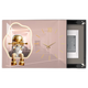 Chengzi Light luxury electric meter box decoration painting with clock distribution box cover without holes Modern simple hanging painting Astronaut clock K11965 45*35cm (block 35*25) black frame with cover