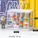 Sailotou storage display stand display box acrylic transparent dust-proof box display cabinet zp9 transparent white-upgraded version-two pack