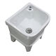 Yunqige customized suitable mop pool basin ceramic wash mop pool mop pool bathroom balcony automatic drain 46 cm manual drain