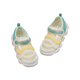 DAVE&BELLA Boys' Sports Shoes Casual Mesh Children's Sandals Baotou Girls Toddler Shoes Baby Shoes Summer Children's Shoes D Style Yellow DB2235089 Size 23