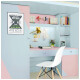 
Jingchao Fukang PVC waterproof self-adhesive wallpaper solid color dormitory instant sticker advertising lettering wall sticker furniture renovation dormitory dormitory rental wooden wardrobe wooden door renovation sticker 7029 light powder 45CM*10M super large