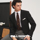 Full Monty Suit Jacke Herren Schwarzer Freizeitwolle Singles West Business Slim Professional Herrenanzug schwarz 1205 48