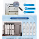 Xinyuan (Xinyuan) eignet sich für den Minea-Wasserreiniger F1 Filterelement Komplette Set von vierstufigem MRO202-4 MRO203-4 1591-50G 1692-50G Filter Allgemeines Zubehör Voller 4 Packs