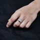 Kaibaolou Pt950 platinum ring for men platinum ring live couple ring 12.44g