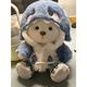 Xinjiang Genuine Internet Celebrity Jointed Bear Plush Toy Doll for Girls Children's Day Birthday Gift Milk White Bear 30cm + Brown T Overalls Set Cute Bear + Grooming Brush