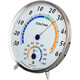 
Imported quality large diameter indoor thermometer, thermometer, precision hygrometer, industrial room home hanging type Odashi TH702 (diameter 20CM)