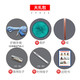 Renniaofei hand-throwing net, Frisbee-type hand-throwing net, monofilament line, strong and durable, weighted drop, thickened rope, easy to throw fishing net 4.2 meters