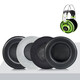 Motun Suitable for AiTech AKG K701 earmuffs Q701 K702 headphone cover K612Pro K712 K601 ear-cover round ear pad sponge cover accessories Black velvet pair [send to tune cotton]