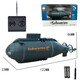 
Remote-controlled submarine with camera Fast submarine ship warship model fish tank can be submersible underwater electric children Blue Black remote-controlled shark with camera High delivery battery + screwdriver + charging head