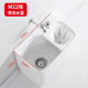 RONGJIE ultra-narrow bathroom station-controlled drain, wide mop pool, ultra-small balcony, non-dirty hand mop pool, wall-mounted faucet M22 with drain basket