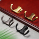 Fandiluo (fandiluo) new Chinese style gold hook single modern simple door back coat hook wardrobe clothes clothes hook light luxury wall hanging 825-Pearl gray small