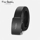 Pierre Cardin Men's Belt, homme véritable cuir de boucle automatique de boucle automatique de boucle intérieure boucle mate d'affaires cadeau d'anniversaire cadeau pour petit ami mari mat