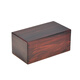 Clcey alte Mahagoni -Schmuckschachtel Rot Sandelholz Schmuckschatulle ohne Liner Seal Box Tinte Patron
