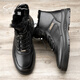 Shachi Shoes para hombres Botas de cuero para hombres de invierno zapatos de algodón informales Integrados más Velvet Martin Boots High Top Boots Black 412487062z 37